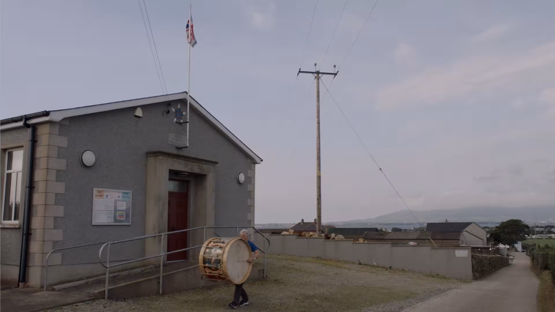 An Orange lodge on the Northern side of the Lough.